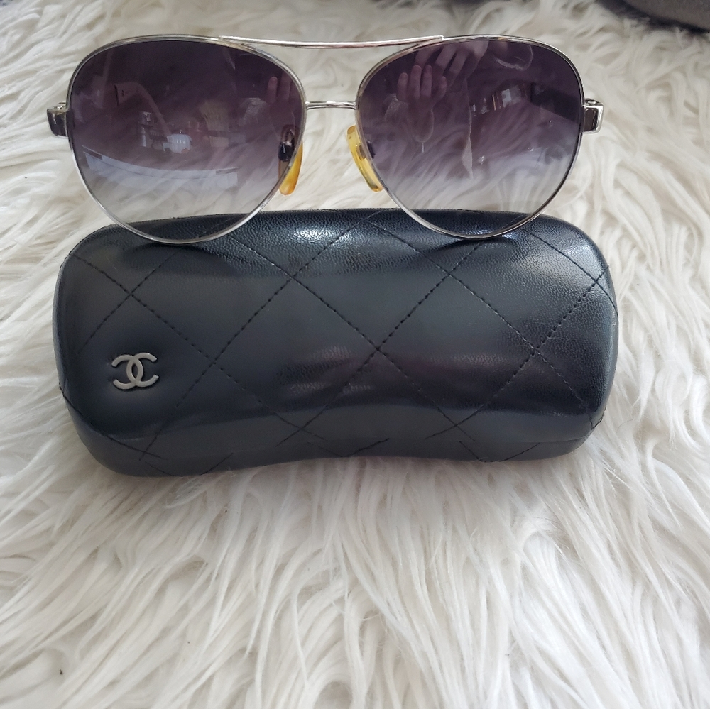 Chanel pilot/ aviator sunglasses